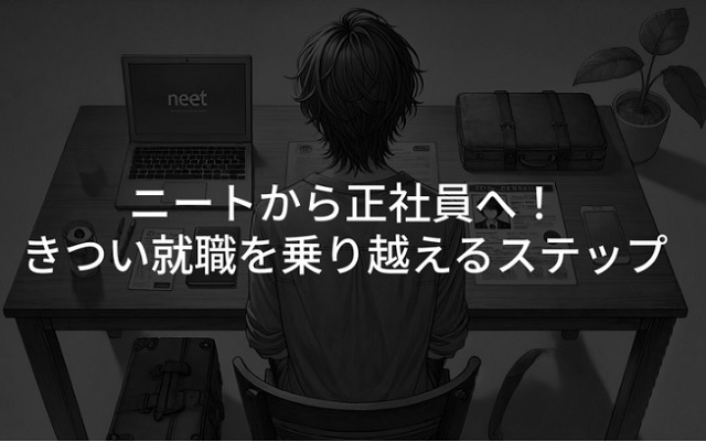 ニートから正社員の仕事は本当にきつい？